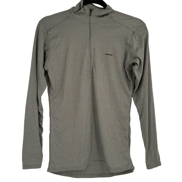 Patagonia Tops - Patagonia Capilene Grey Zip Pullover Size Small